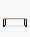 Diana dining table featuring a sleek black frame and modern design, perfect for elevating your dining experience.