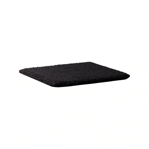 Ebba Bar Stool Cushion in black, providing comfort for Oak Bar Stools.