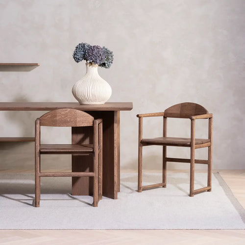 Erik - Dark Oak Wood Frame from by Crea - Chair.