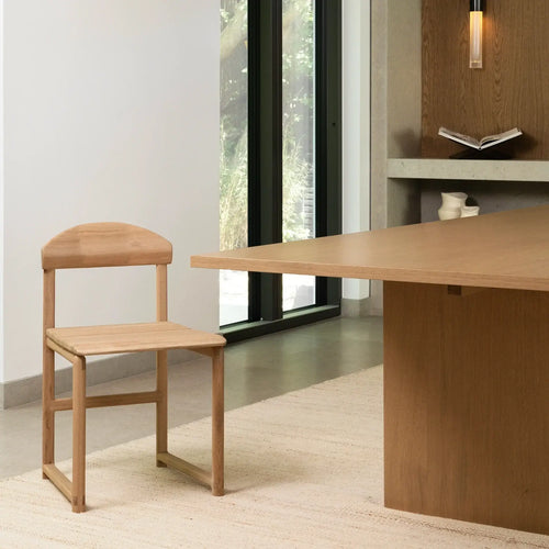 Karin - Oak Wood Frame from by Crea - Chair.