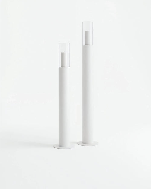 Thomas Floor candleholder - 2 set - White