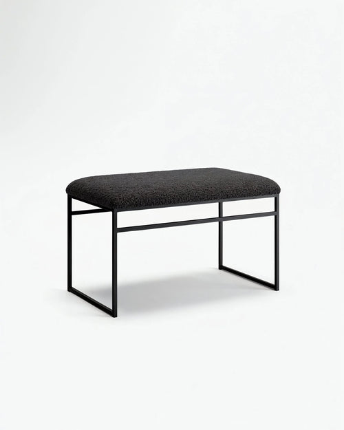 Wilma Bänk - Svart - Black bouclé
