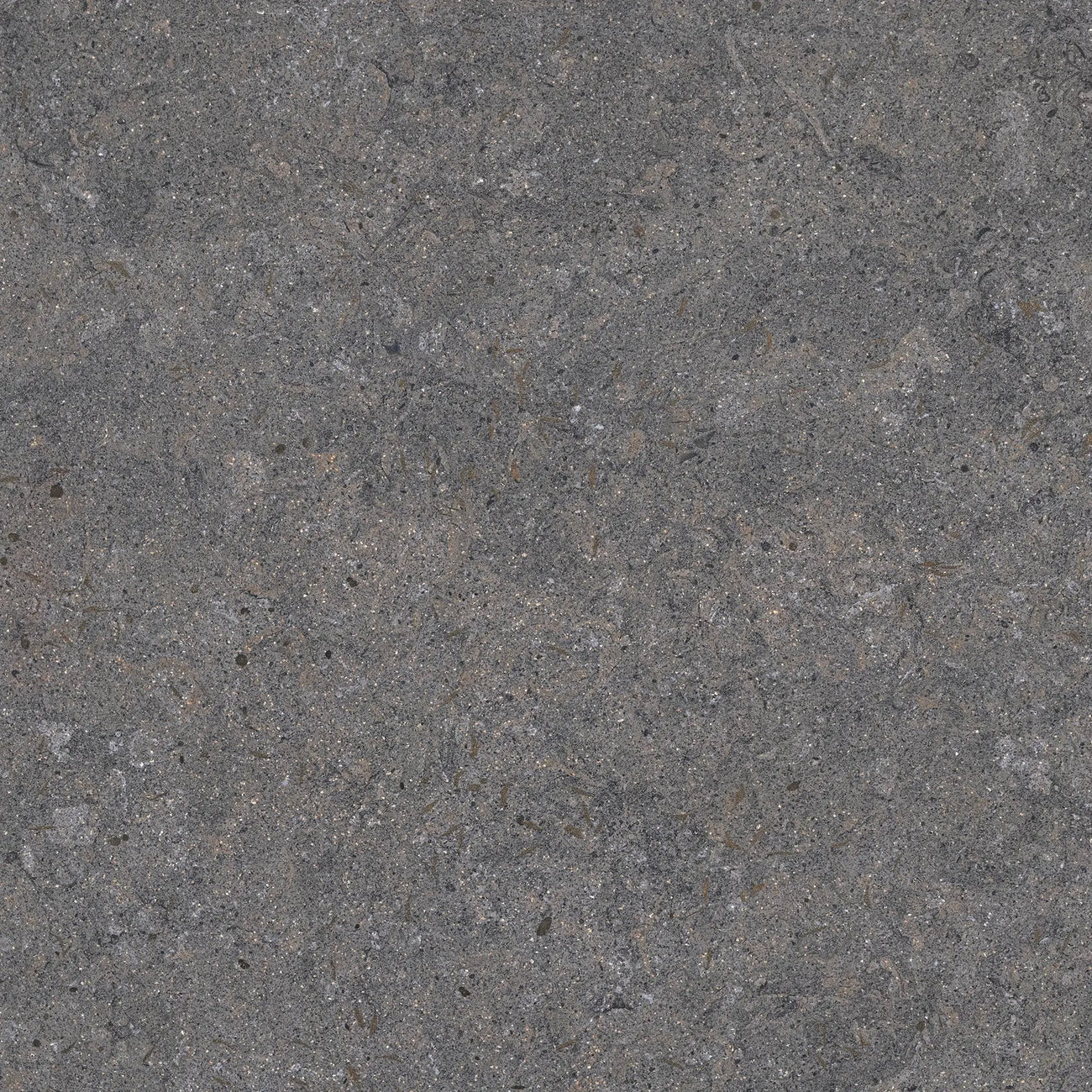 Close-up of Grafite Dekton stone with a dark grey, textured surface, featuring fine mineral patterns and a matte finish, ideal for modern tabletops and minimalist interiors.