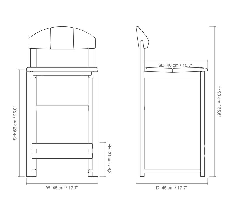 Ted Counter Stool