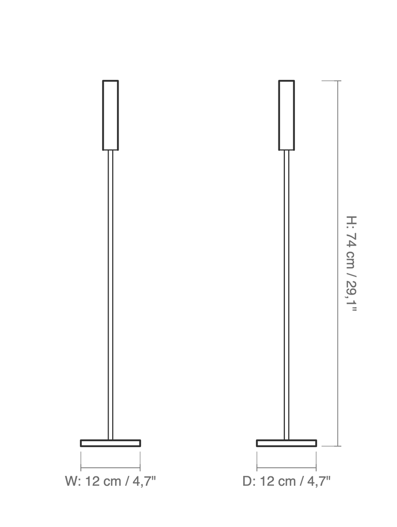 Vera Floor Candle Holder