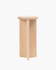 Affe pedestal in solid wood, showcasing Scandinavian design elegance for modern interiors.