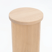 Affe pedestal in solid oak with a minimalistic design, perfect for any interior decor.