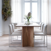 Ann - Oak Wood from by Crea - Dining Table.