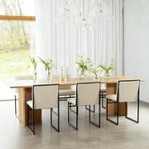 Ann - Oak Wood from by Crea - Dining Table.