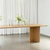 Ann - Oak Wood from by Crea - Dining Table.