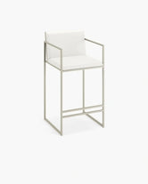 Bar Stool Bruno – Taupe – a modern bar stool with a sleek design, perfect for kitchen islands or home bars.