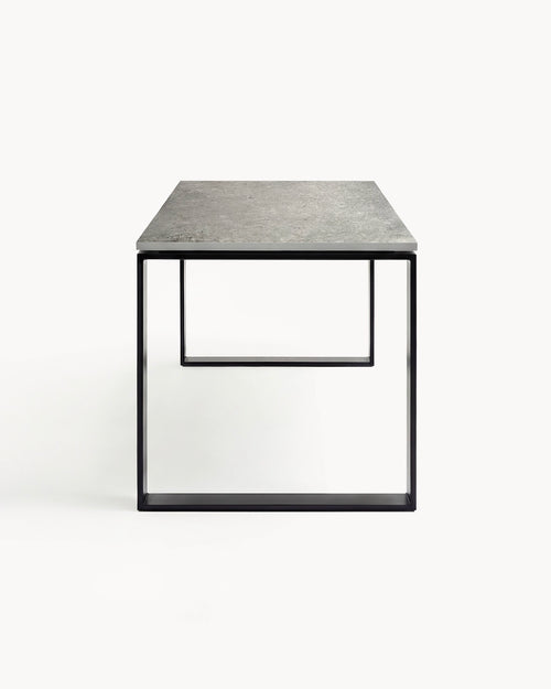 Diana Table de salle à manger d’extérieur – Noir – Dekton Grigio
