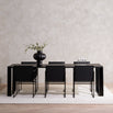 Diana Dining table - Black - Black oak