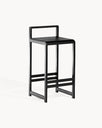 Oak Bar Stool Ebba – Black Oak Frame