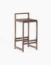 Oak Bar Stool Ebba – Dark Oak Frame