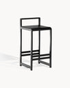 Ebba Bar stool - Black oak