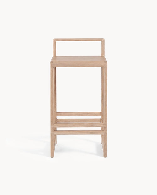 Oak Bar Stool Ebba – Solid Oak Frame