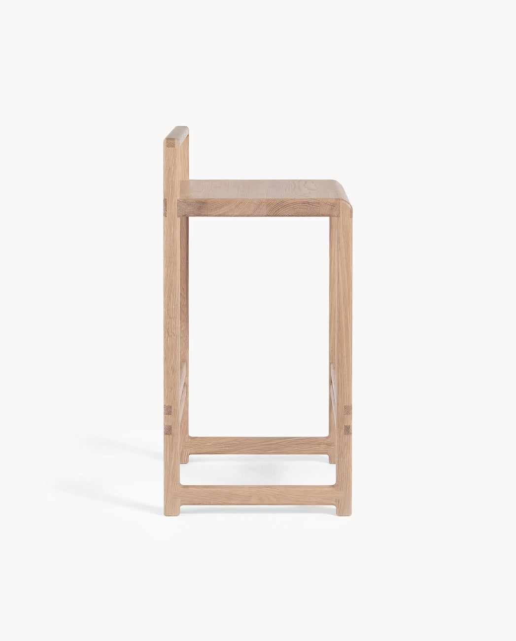 Oak Bar Stool Ebba – Solid Oak Frame
