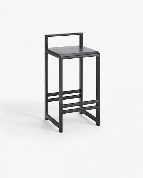 Ebba Bar stool - Black oak