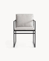 Outdoor chair Elsy  - Black - Marble Acrylic Cushion