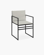 Elsy Outdoor chair - Black - Marble acrylic