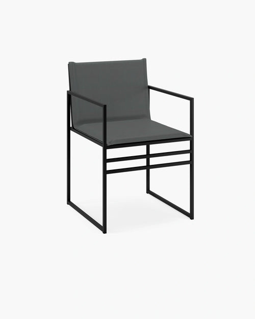 Elsy Utematstol - Svart - Onyx akryl