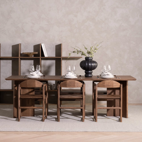 Erik Dining chair - Dark oak