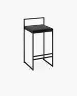 Freja Barstol - Svart - Jade black sammet