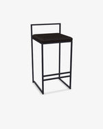 Freja Barhocker - Schwarz - Jade black Leder - Jade black