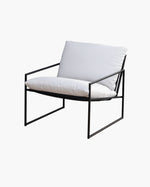 Kenny Lounge chair - Black - Marble acrylic