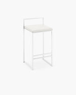 Freja Bar stool - White frame