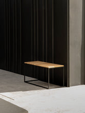 Garden Bench - Hedvig - Black Frame & Teak