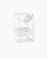 Iris Bed table - White frame from by Crea - Bedside Table.