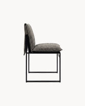 Garden Dining Chair Isa – Black Frame – Dusk