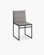 Chaise d'extérieur Isa - Noir - Acrylique Fossil