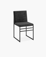 Isabell Matstol - Svart - Jade black sammet