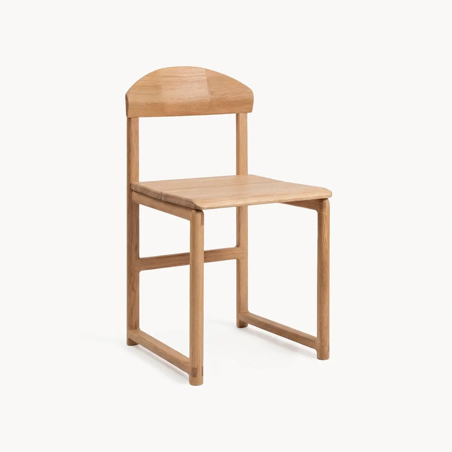 Oak Dining Chair Karin – Oak – Wood Seat