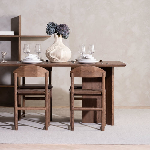 Karin Dining chair - Dark oak