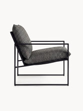 Outdoor lounge chair Kenny - Black Frame - Dusk Cushion