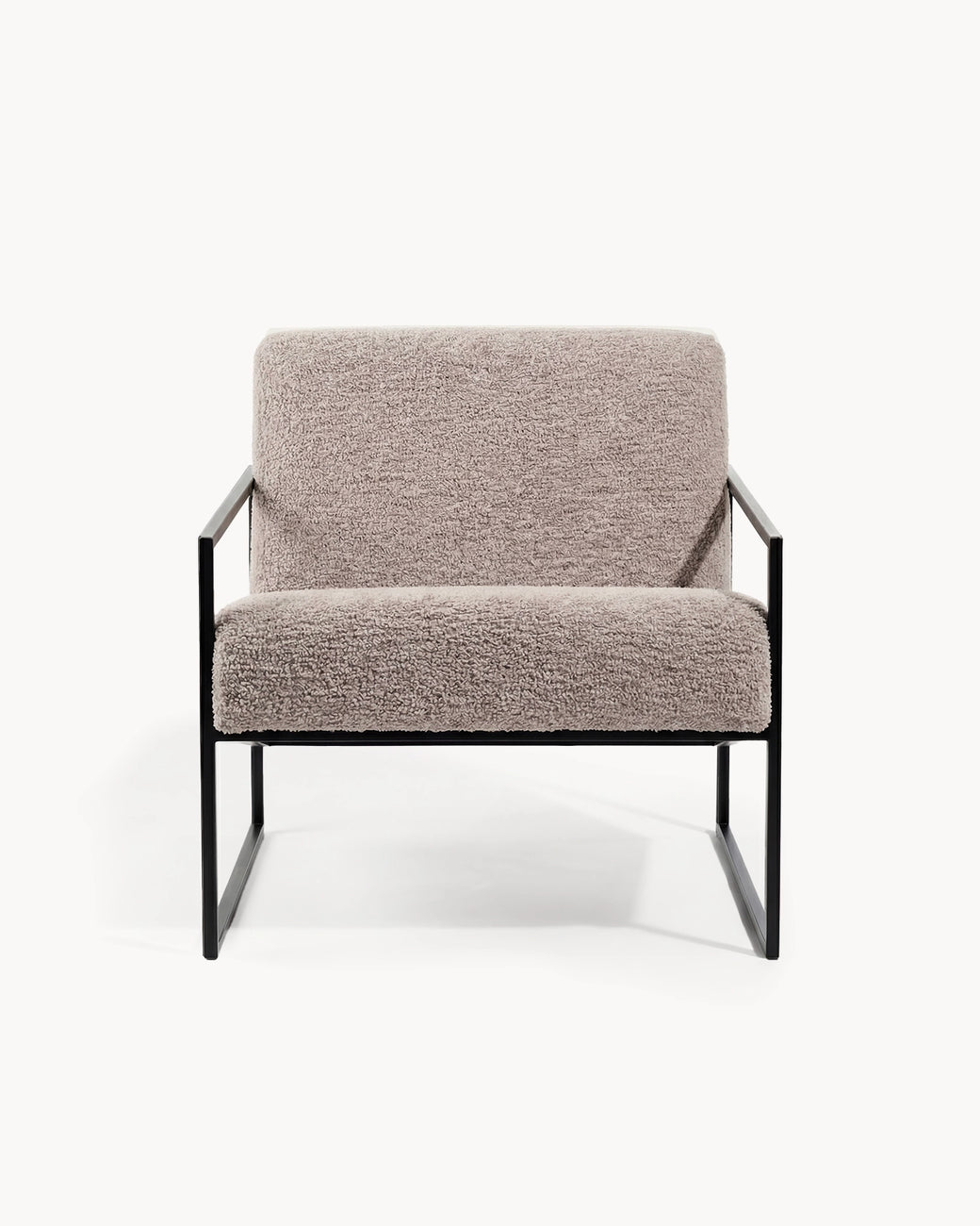 Kent Sessel – Schwarz – Greige Bouclé