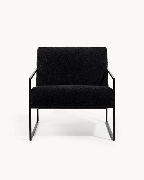 Kent Sessel – Schwarz – Black Bouclé