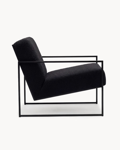 Kent Sessel – Schwarz – Black Bouclé