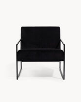 Kent Armchair Schwarz Jade Schwarz Velvet