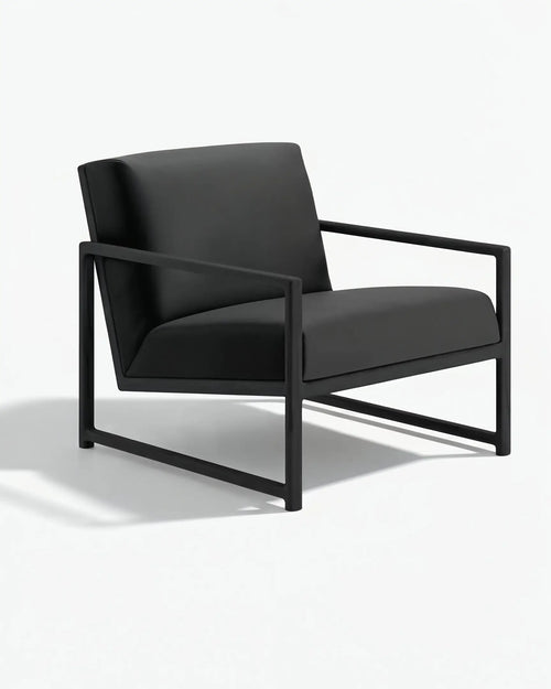 Kent Wood - Black oak - Jade black leather