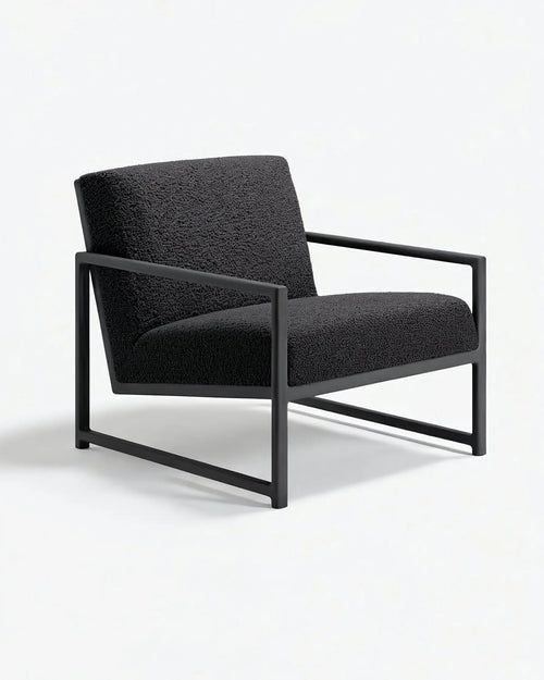 Kent Wood - Svart ek - Black bouclé