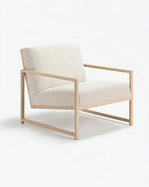 Kent Wood - Ek - Ivory bouclé