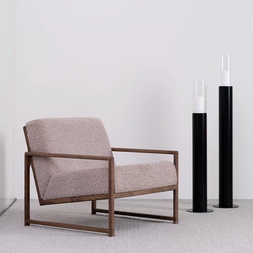 Kent Wood - Dark oak - Greige bouclé