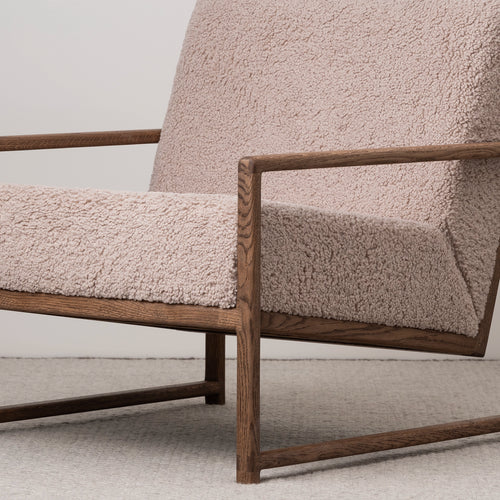 Kent Wood - Dark oak - Greige bouclé
