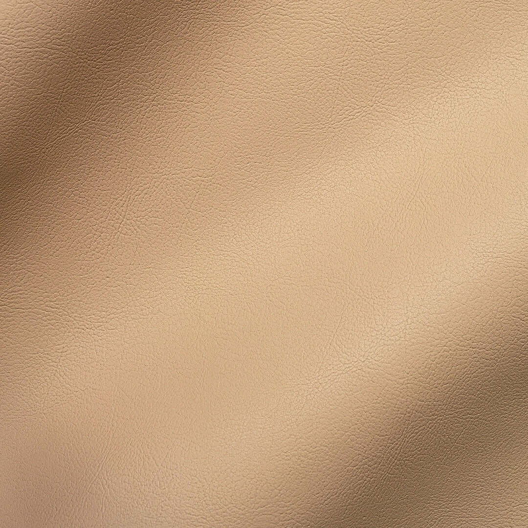 Anton  - Black Frame - Latte leather Cushion from by Crea - Bench.