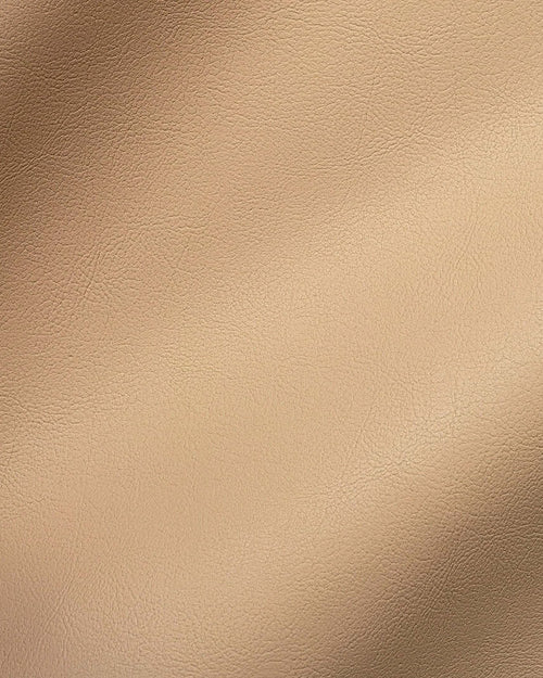 Close-up of Latte vegan leather, showing its fine grain